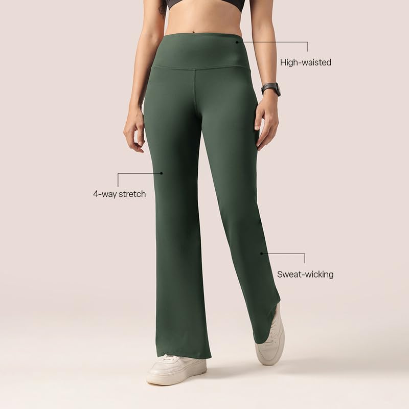Image of BlissClub Ultimate Flare Pants Lite Tall for Women Above 5'5 ft