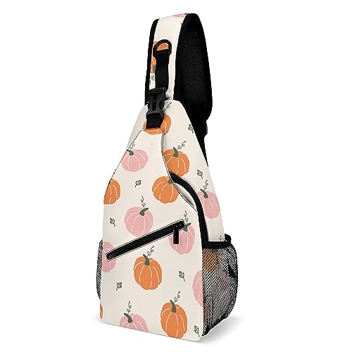 Sac à dos de voyage randonnée école avec imprimé citrouille et roses sauvages