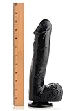Master Series Mighty Midnight 10 Inch Dildo with Suction Cup