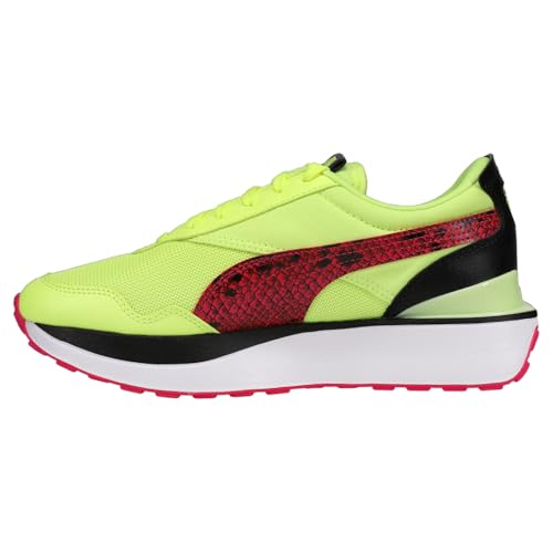 PUMA Womens Cruise Rider E Lights Lace Up Sneakers Shoes Casual - Multi, Yellow3