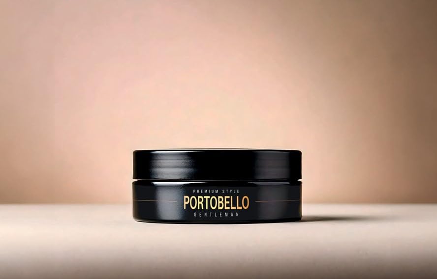 PORTOBELLO Cera Mate Para el Pelo. Fijación y Control del Cabello para Hombre con Aroma de Sandía. Envase 100 ml.