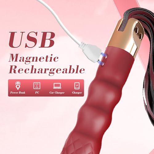 Sex Toys Dildo Vibrator for Women - Soft Silicone Women Sex Toys G Spot Vibrator with 10 Vibrating Modes, Waterproof & USB Magnetic Rechargeable Couples Female Adult Toys for Nipple, Anal, Clit - Image 7