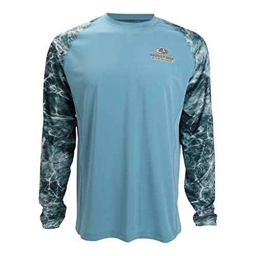 Elite Elements Long Sleeve Performance Fishing Shirt (Large, Spindrift)
