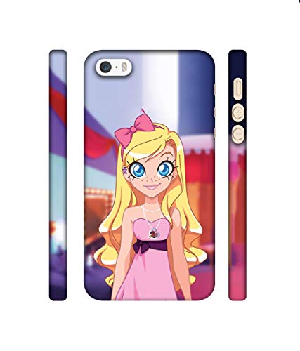 Image of Amazon Brand - Solimo Designer Small Princess Vector 3D Printed Hard Back Case Mobile Cover for Apple iPhone 5 / 5S