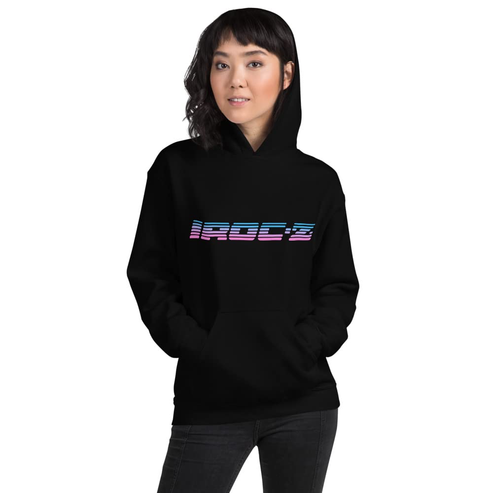 80s Camaro IROC-Z Miami Vice graficzna bluza z kapturem | Pulower dla miłośników samochodów
