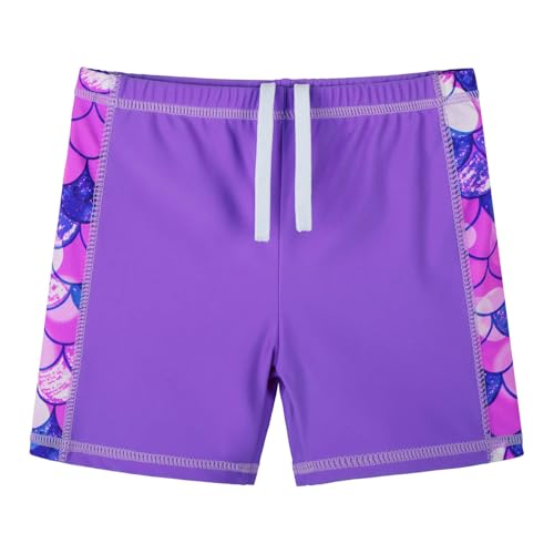 Image of Girls Two Piece Swimsuit Floral UPF 50+ Rash Guard Set Kids Beach Swimwear