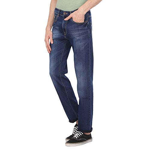 Image of Pepe Mens 5 Pocket Whiskered Effect Jeans