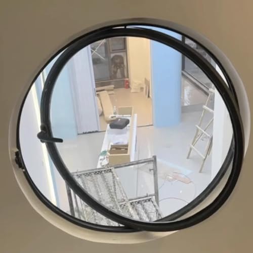 Ventana abatible 360° tipo ojo de buey con cristal transparente 8