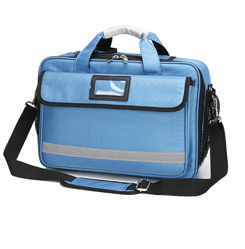 Erste Hilfe Kit Leer Notfallkoffer, Notfall-Reaktion Trauma Tasche mit mehreren Taschen, medizinische Versorgung Tasche, für Reisen, Haus, Auto, Wandern, Arbeitsplatz & Outdoor(Blue)