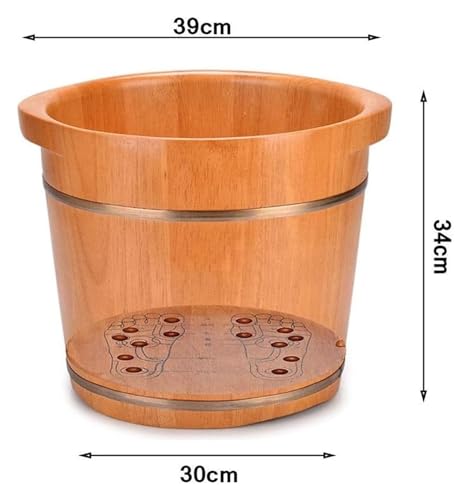 Tina de pies de madera maciza multicolor miniatura 5