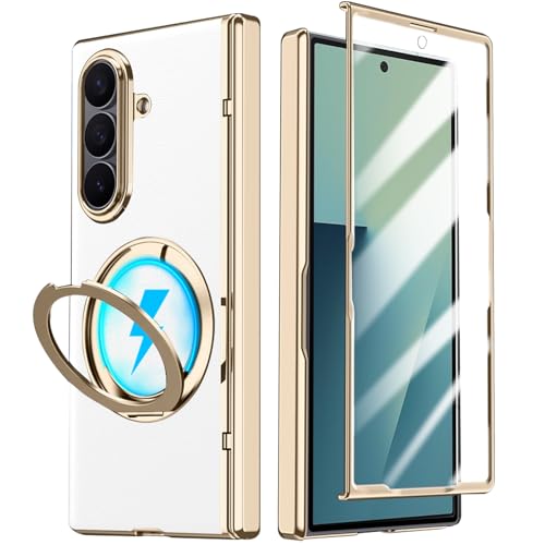 Étui en cuir pour Samsung Galaxy Z Fold 7 accessoires MagSafe et étui intégral Z