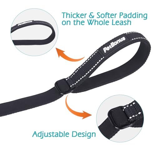 PetBonus Hundeleine Handgelenkriemen, Sicherheitsriemen für Rollleine Hundeleine und Kinderwagen, Abschl Ießbare Sicherheitsleine mit verstellbarem weichem gepolstertem Griff für Spaziergänge