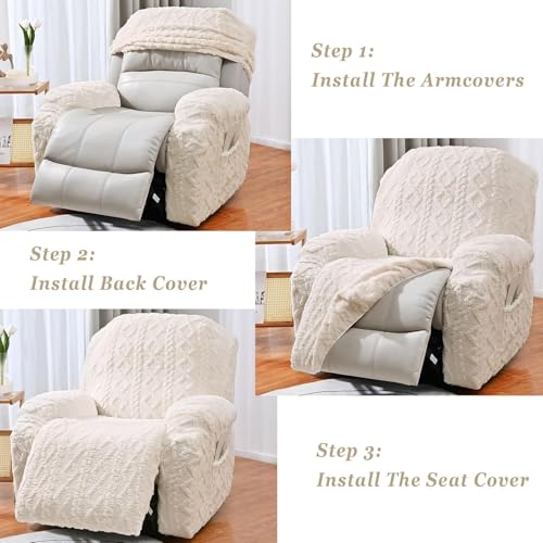 Housse de fauteuil relax extensible lavable pour protéger votre canapé
