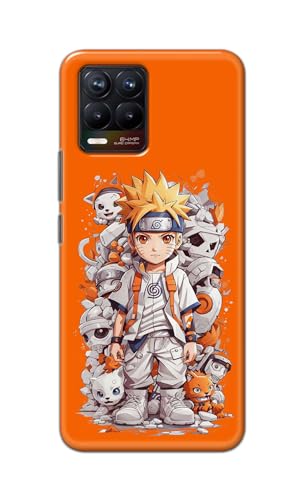 Image of Plastic Printfidaa Printed Hard Back Cover Case For Realme 8 4G | Realme 8 Pro 4G Back Cover (Famous Anime Cartoon Character) -112, Multicolor