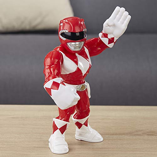 Power Rangers Playskool Heroes Mega Mighties Mighty Morphin Red Ranger 25-Cm Figure, Collectible Toys, Children Aged 3 And Up