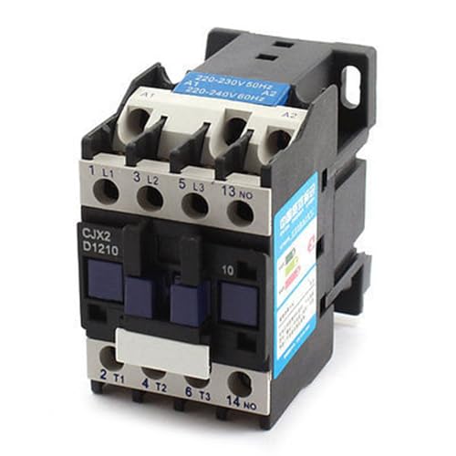 Contacteur ca triphasé bobine AC220V montage rail DIN CJX2-12100