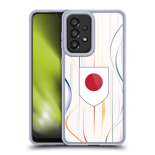 Coque Gel Galaxy A33 5G Football Japon Nippon Nisshoki Head Case Designs