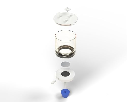 Miniatura 2 de Rocker Scientific MF3 - Embudo de filtro magnético de laboratorio con tapa, PES, 10.1 fl oz, 1.850 in