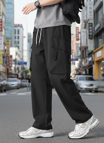 Image of Lymio Cargo for Men || Cotton Cargo Pant || Drawstring Waist Pant (Also Available in Plus Sizes) (153-156)