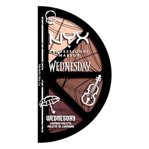 NYX PROFESSIONAL MAKEUP Wednesday Stained Glass Contour Palette, ...