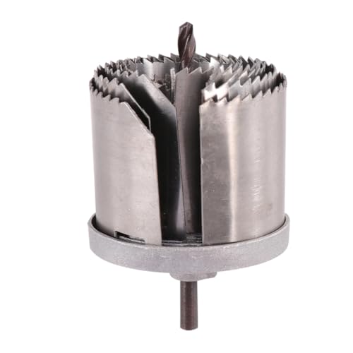Kisangel Juego de 7 Brocas Ajustables de Aleación para Madera Cortador Circular para Carpintería Compatible con Taladros Eléctricos Uso Profesional para Perforación de Madera y