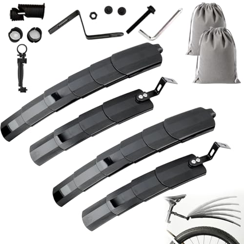 Garde-boue vélo rétractable avant arrière réglable amovible