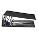 Amazon Basics Heavy-Duty D-Ring Binder - 3 Inch, Black, 2-Pack