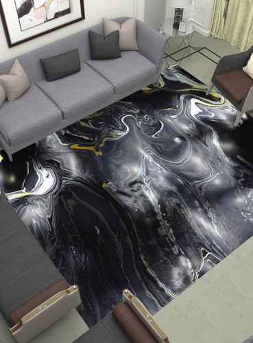 Tapis de chambre doux et design noir transformant votre pièce en cocon moderne