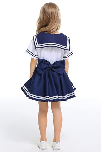 Disfraz de marinera para niñas vestido de cosplay anime miniatura 6