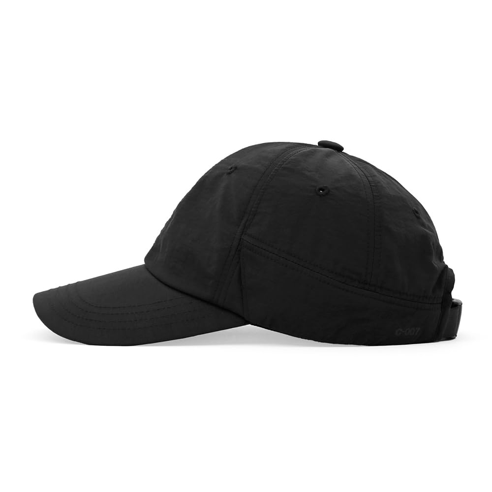 [Casquette Uniquement] Casquette de Lunettes de Soleil en Nylon, Chapeau de Performance d'extérieur à 6 Panneaux, Bord Long, Doublure en Maille, Corée