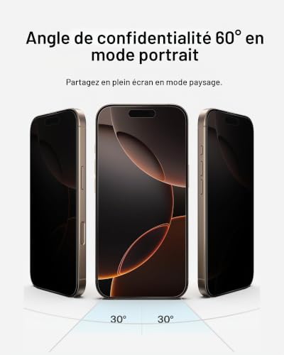 Belkin InvisGlass iPhone 16 Pro eviter rayures bris ecran - 4