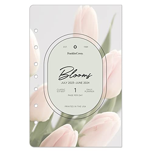 Franklincovey - Blooms One Page Per Day Ring-Bound Planner (Classic, Jul 2023 - Jun 2024) #TOP1