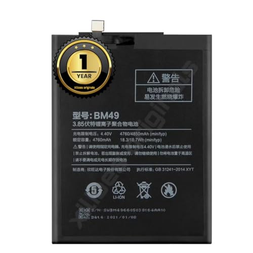 Image of BM49 Battery for Redmi Max MZB5025IN Battery with 1 Year Warranty** (B216)