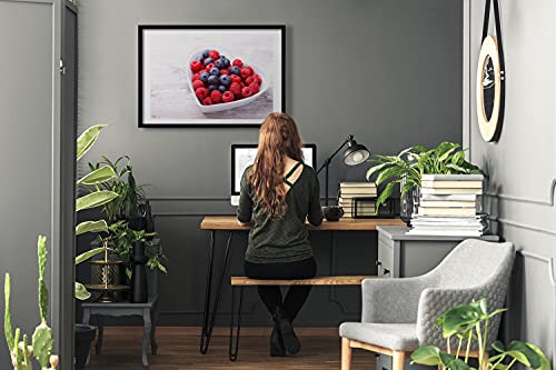 Cadre en bois de 70x50 cm idéal pour masquer un mur vide avec style - 2
