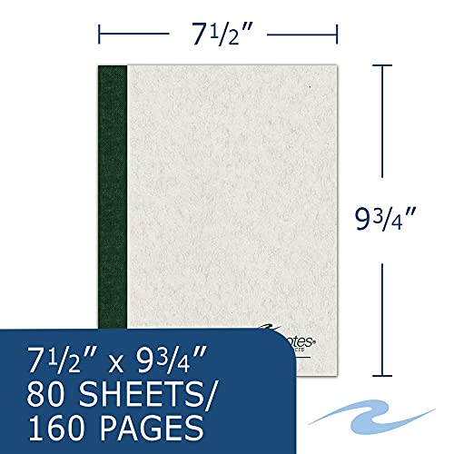 Roaring Spring Recycled Composition Book, 9 3/4" X 7 1/2" (77270), Gray Kraft, Single Notebook, (Roa77270) #TOP1