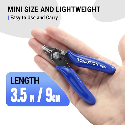 Image of 5 Pack 3.5 inch Wire Cutter Small Flush Cut Pliers