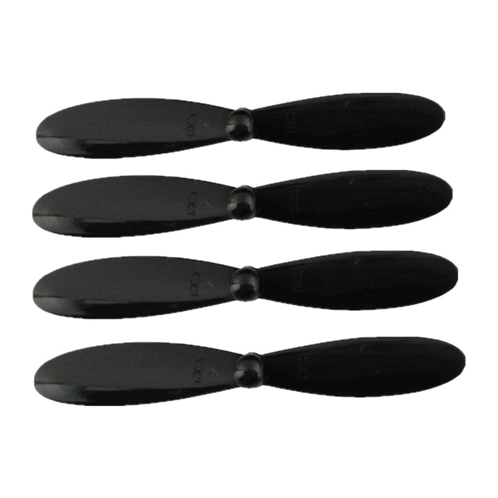 ATORSE 4 Pieces Quadcopter Propeller Rc Drone Blades Spare Parts for Hubsan Black-image-13
