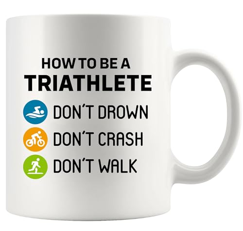 How To Be A Triathlete Athlete Gifts Swimmer Biker Runner