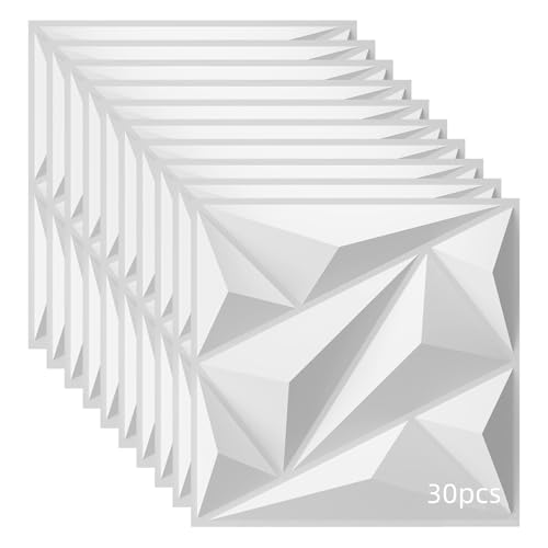 Lista de Pared disponible en línea para comprar. 50 Paneles Decorativos 3D para Pared, 30Pcs Tapiz para pared Decorativo 30x30cm, Decoracion pared PVC, Panel decorativo 3D para Pared impermeable, Pared decorativa para Decoracion de...