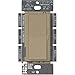 Lutron DVSCELV-300P-MS Diva 300-watt Single Pole Electronic Low-Voltage Dimmer, Mocha Stone