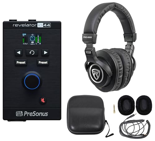 Audiosavings Bundle: Presonus Revelator io44 USB Audio Recording Interface w/Built-in