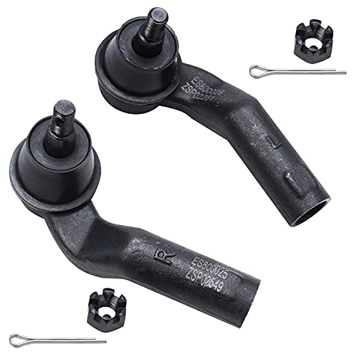 Image of Detroit Axle - 10pc Front End Suspension Kit for 04-09 Mazda 3 [Non-Turbo Charged], 06-17 Mazda 5, 2 Lower Control Arms w /Ball Joint 4 Front Rear Sway Bar Links 4 Outer Inner Tie Rods Replacement