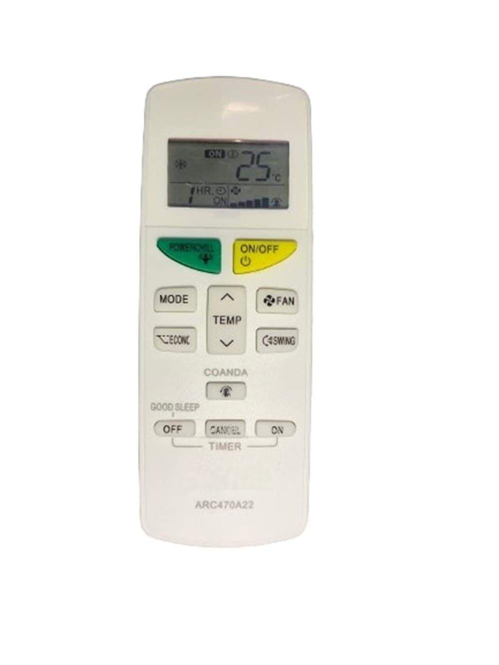 GMQ AC Remote Compatible for Daikin Split/Window Ac Remote Model ARC470A22 (Match The Image with Your existing Remote)-image-10