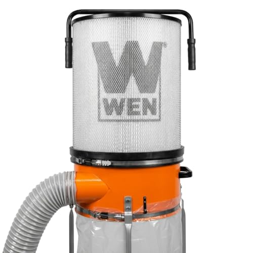 Image of WEN 1-Micron Canister Filter Cartridge with Cleaning Paddles for Woodworking Dust Collectors (DC1300-AF1)