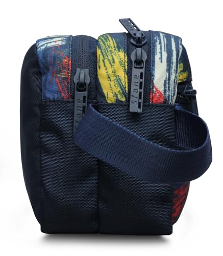 Image of Polyester Toiletry Bag for Men & Women Makeup Pouch, Travel Essentials Travel Organizer Travel Pouch for Men for Travel Kit for Toiletries, Wash Bag - Blue (Blue)