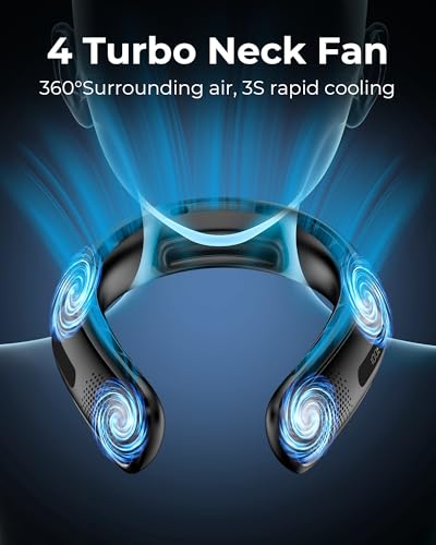Ventilador personal portátil recargable con 3 velocidades y batería USB 3