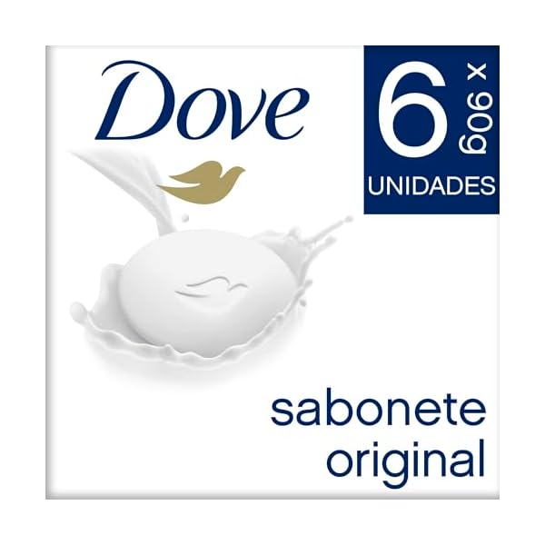 Sabonete em Barra Dove Branco 90 GR 6 unidades - Imagem 3