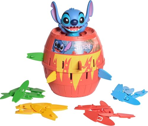 TOMY Disney Pop Up Stitch Action Board Game, Fun Family and Kids Game for Ages 4+, Preschool Children’s Game for Boys, Girls, and Adults. TOMY Disney Pop Up Stitch Action Board Game, Fun Family and Kids Game for Ages 4+, Preschool Children’s Game for Boys, Girls, and Adults.