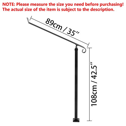 VEVOR Corrimano per Scala Esterna Corrimano da 2