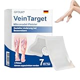 GFOUK Vein Target Mikronadel-Pleister, 2026 Fortschrittliche Krampfadernpflaster, GFOUK VeinTarget Microneedle Patch, Natürliche Inhaltsstoffe, für alle Hauttypen (1 Stück)
